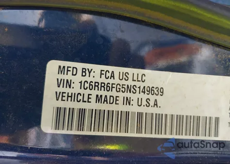 2022 Ram 1500 Classic Tradesman 4X2 6'4 Box from USA, damaged, VIN 1C6RR6FG5NS149639